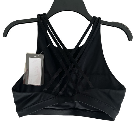 Women’s Flag Nor Fail Black Vivid Sports Bra - Picture 3 of 7
